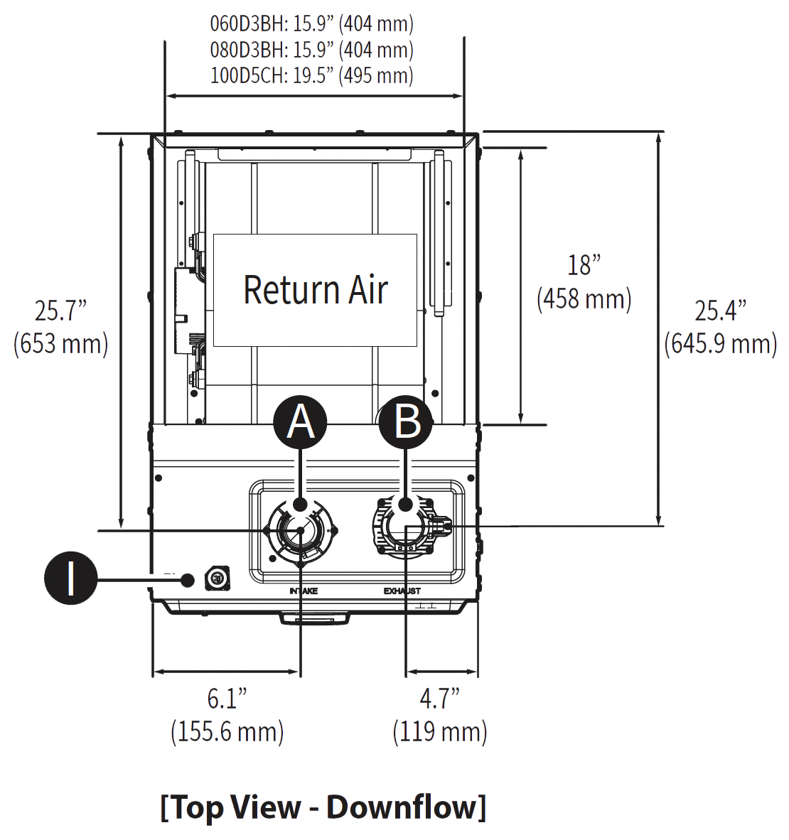 Navien NPF NPF hydro furnace diagram top view