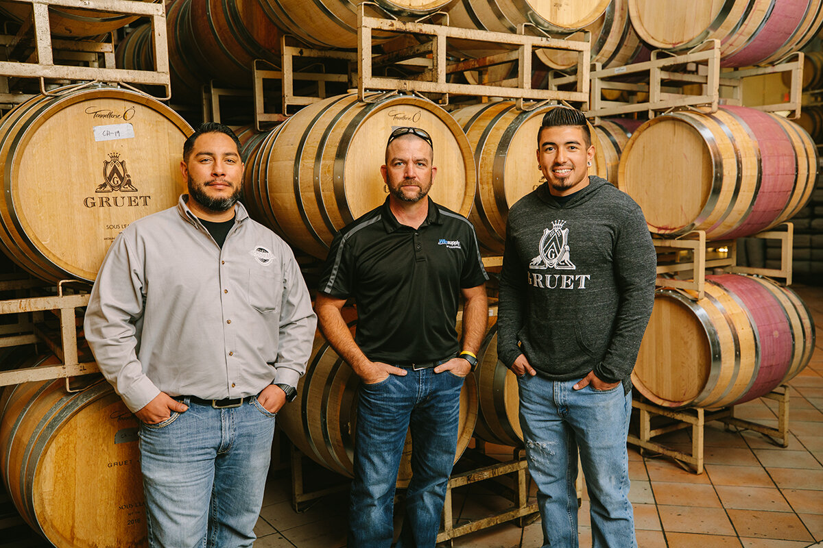 Gruet team that planned Navien commercial tankless water heaters project