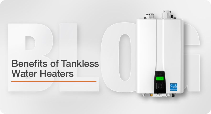 Tankless water heaters provide on-demand hot water, energy savings